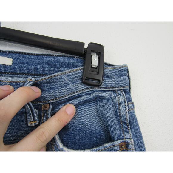 Grlfrnd Naomi High-Rise Jean Size 29 I Will Survive Light Blue Denim Petite - Picture 5 of 9